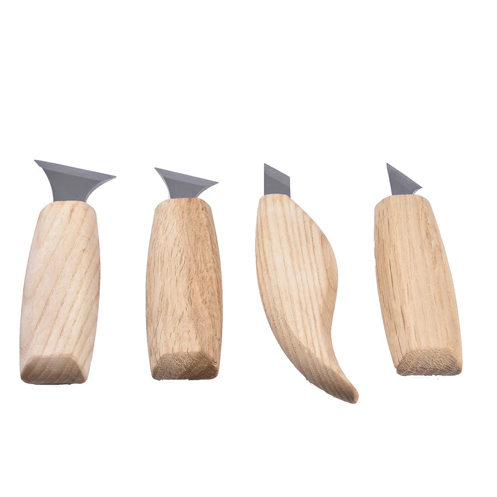 الخشب نحت عدة الكروم الفاناديوم قطع رئيس اليد نحت إزميل مجموعة مصقول المعادن بت الصلبة مقابض أدوات النجارة #5