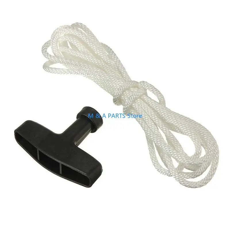 U1JF New 1.2m Universal Generator Starter Handle Without Cover Pull Cord Line Rope