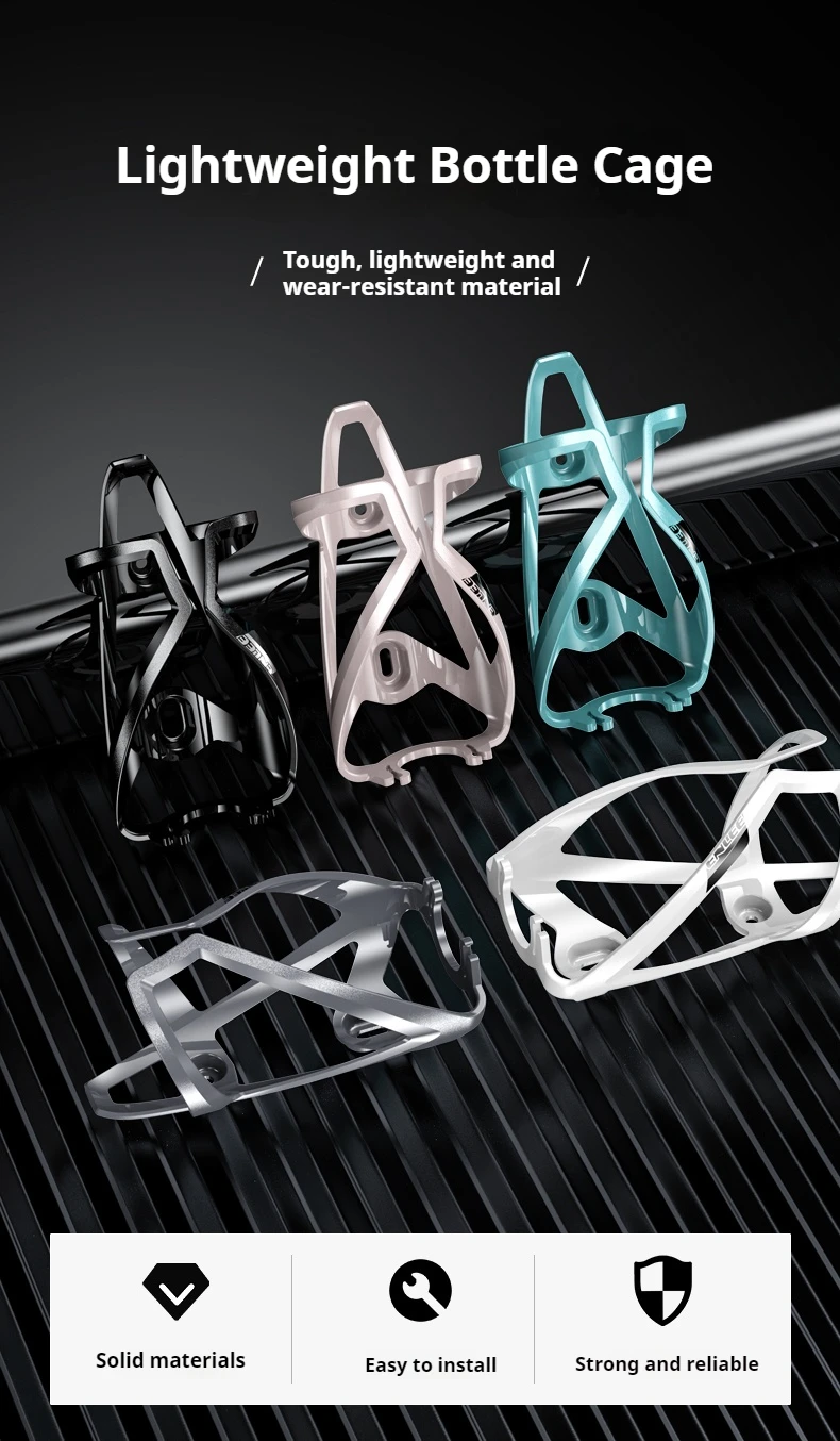 ENLEE Die Neue Fahrrad Unterstützung Flasche Halter Rack Radfahren Zubehör Fahrrad Thermo Flasche Befestigungen Rack MTB Wasserkocher Käfig Halterung – Detail 1