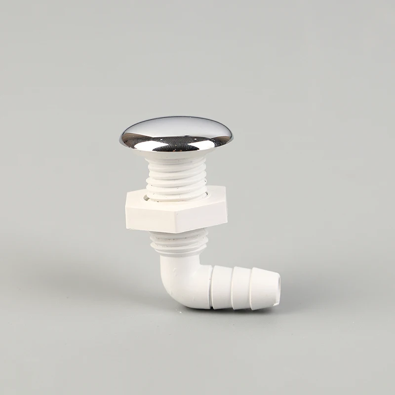 

【AD】Hot Tub Air Jet Air Nozzle Chrome-plated Surface Non-metallic with White Base Massage Bathtub Accessories