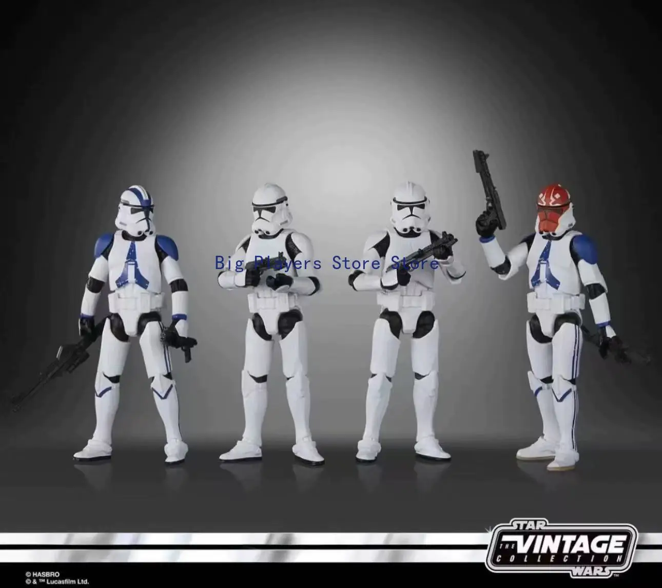 Spot Goods Hasbro Star Wars 3.75-Inch Clone Trooper 332nd 4-Pack Action Figure Set view 5