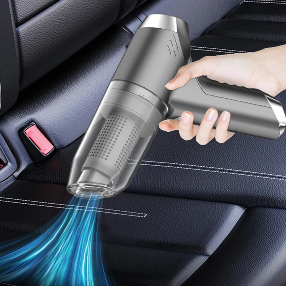 

Mini Handheld Car Vacuum Cleaner With Floor Brush Blowing Suction Portable Multi-Use Vacuum Cleaners For Bedroom Office Car