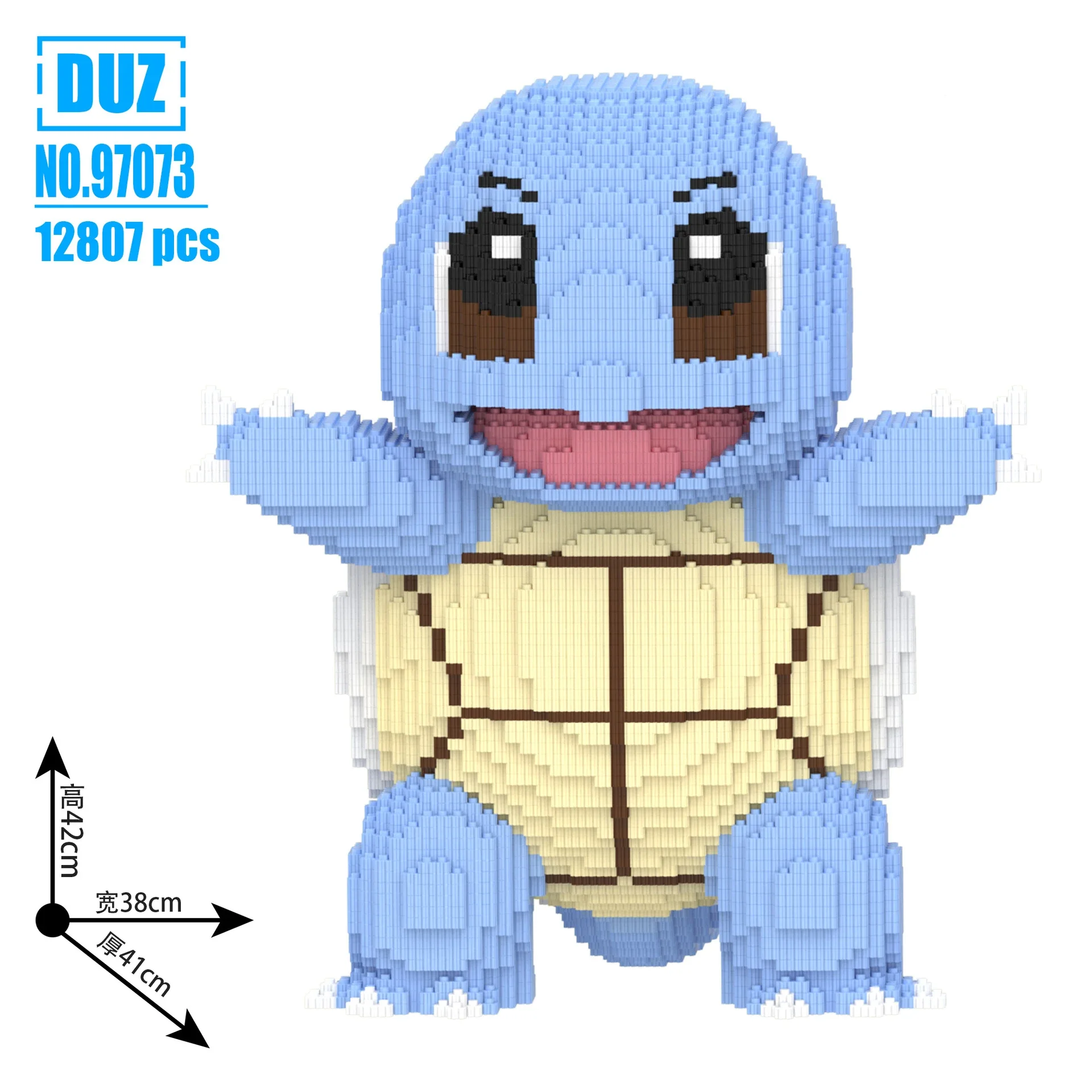 keeppley Nette Pokemon Pikachu Baustein 3D Bulbasaur Charmander Modell Montage Verbindung Mini Ziegel Figur Spielzeug für Home Dekoration 8