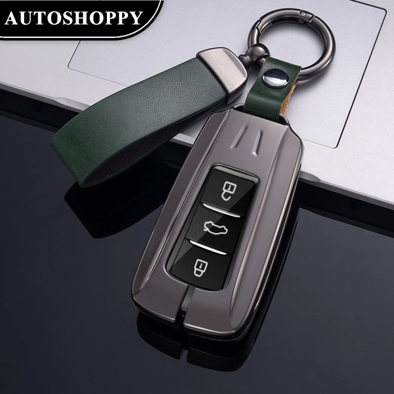 Durable Zinc Alloy Car Key Case Cover for Dongfeng Scenery 580 Fengshen AX7 Yixuan max Metal Protector Shell Bag Accessories