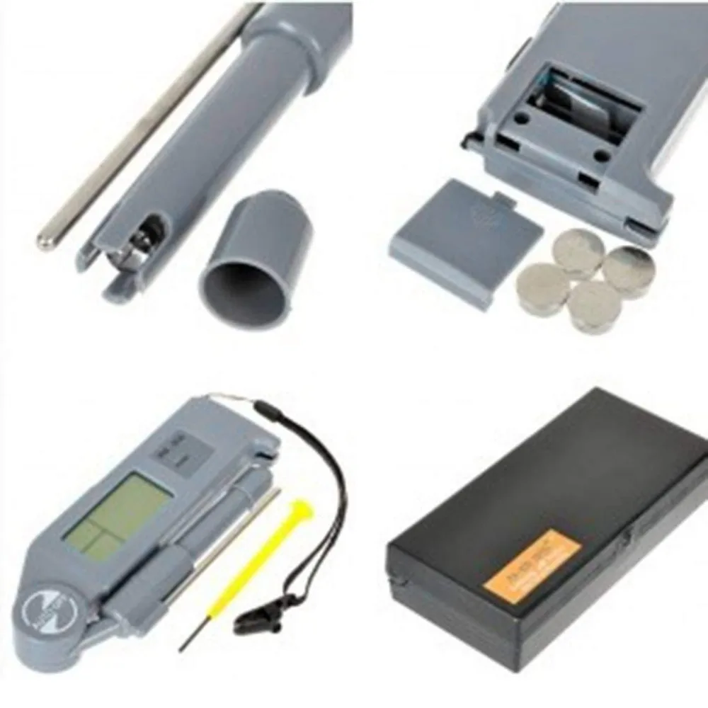 Portable pH Meter PH-010 LCD Digital pH TEMP Meter Aquarium Water Quality Acidity Folding Tester Measurement Testing Tools