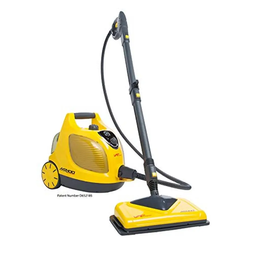 Professional-Grade 1.6L Steam Cleaner 220°F Continuous Heat 20 Attachments Chemical-Free Sanitization Vacuum MR-100 Primo