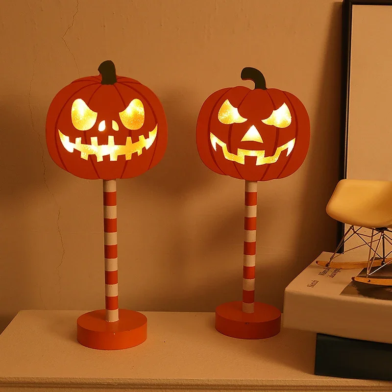 할로윈 LED 야간 조명 호박 유령 분위기 조명 배터리 구동 방수 야외 정원 침실 축제 파티 장식