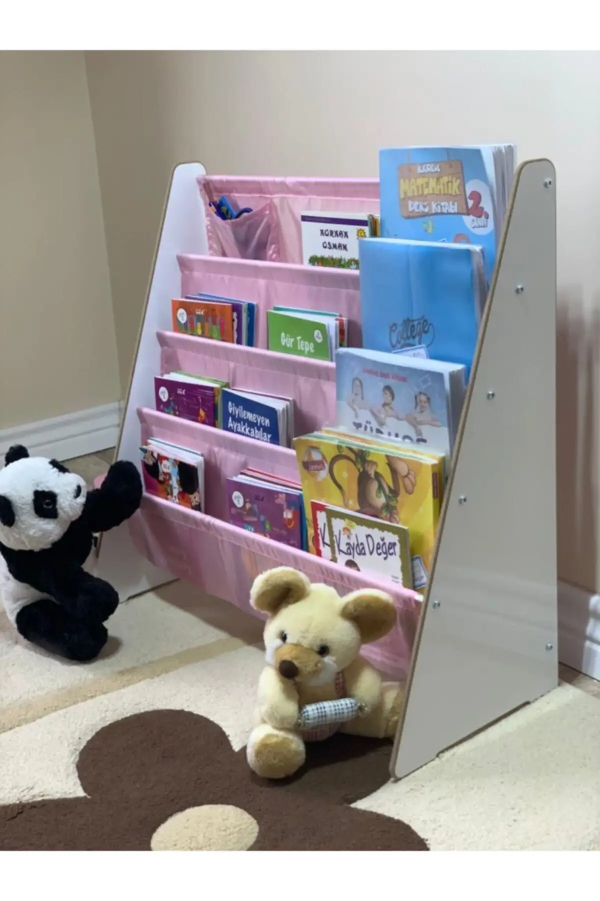 Montessori Anak Perpustakaan Rak Majalah Rallying Rak Koran