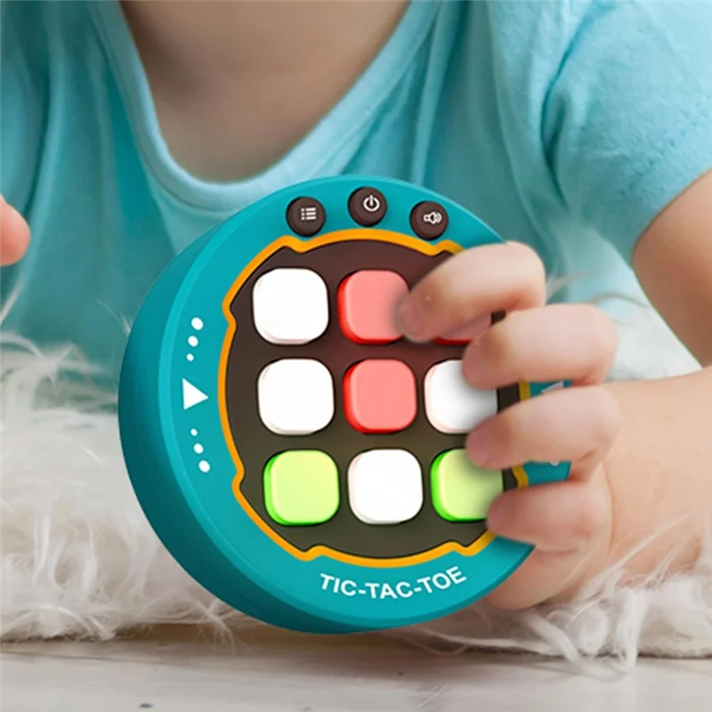 WOTT-Handheld Game Tafelblad Game Brainteaser Games 3 In Een Rij Voor 3-5 Jaar Oud Draagbare Console game Familie Spelen