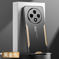 Case For OPPO Reno 12F Luxury Metal Matte Camera Protection Phone Back Cover For OPPO Reno 12F Reno12F 12 F Shockproof Bumper