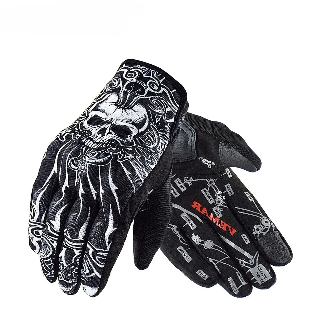 

Motorcycle Gloves Summer Breathable Wear Resistant Touch Screen Thin Anti Slip Protective Gear Riding for Motorcycle Scooter