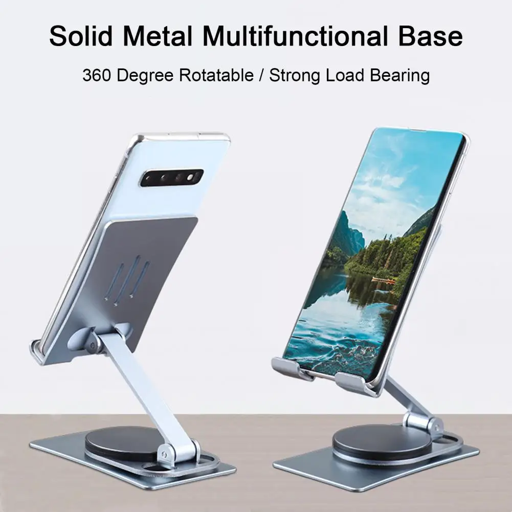 

Phone Stand Practical Anti-slip Aluminium Tablet Holder Lazy Desktop Phone Holder Mobile Phone Accessories