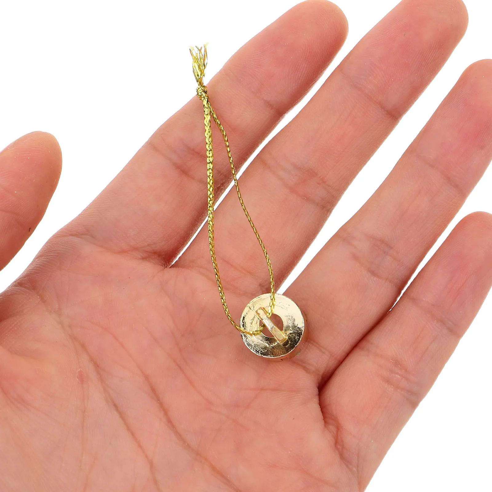 

1000pcs Christmas Ornament Cap Replacement 1.2Cm Round Plastic Hangers For Glass Ceramic Porcelain Baubles Holiday Decor Diy