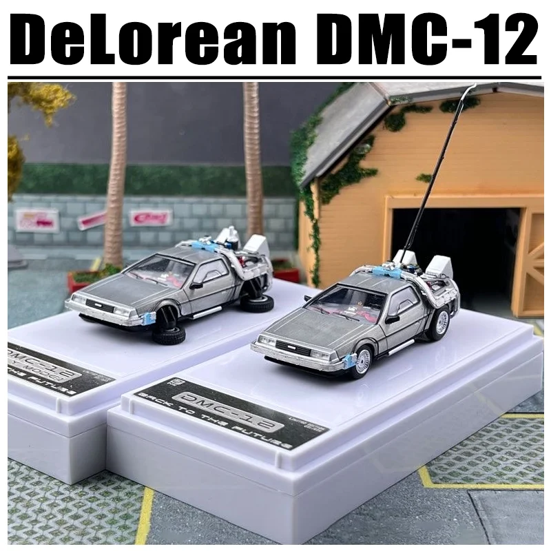 

DCM 1/64 DeLorean DMC-12 Back To The Future Alloy Toy Motor Vehicle Diecast Metal Model Gifts