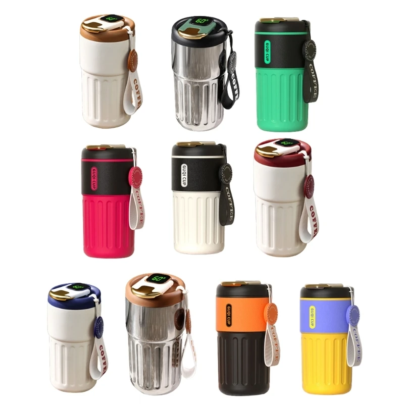 

Temperature Display Thermal Mug Vacuum Insulated Mug Leak-Proof Coffee Cup