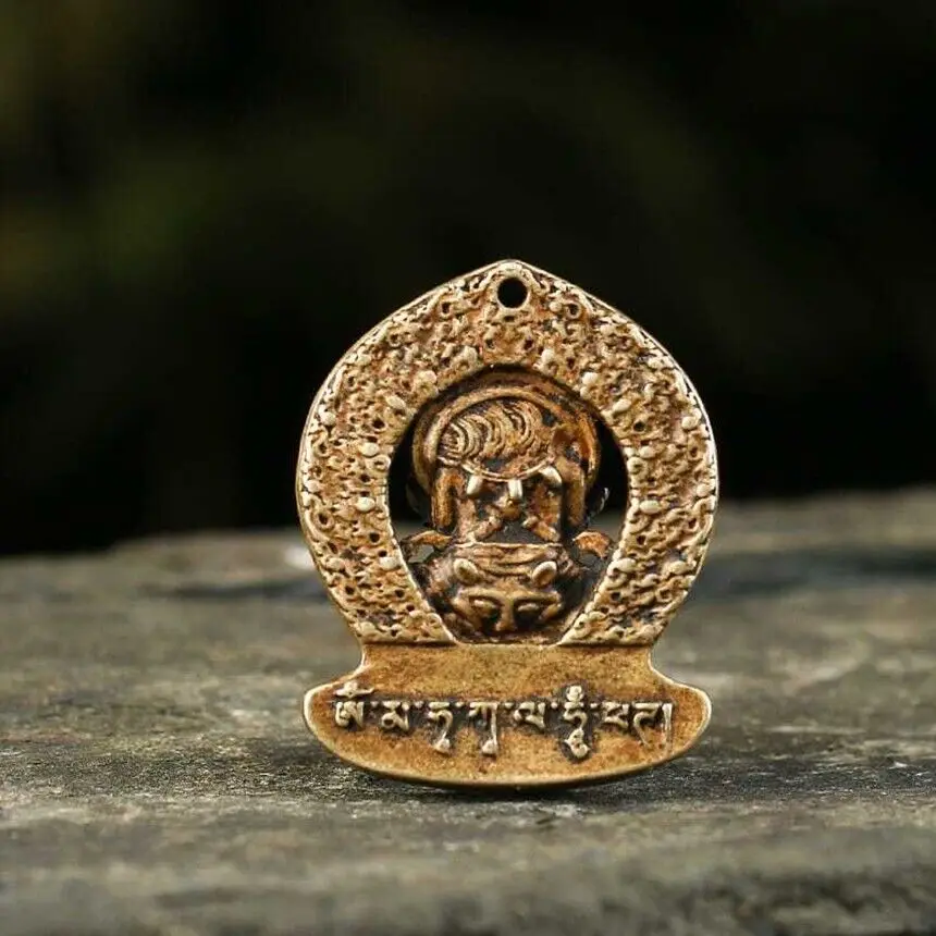Brass Nepalese Buddha Statue Diy Gift exquisite handicraft