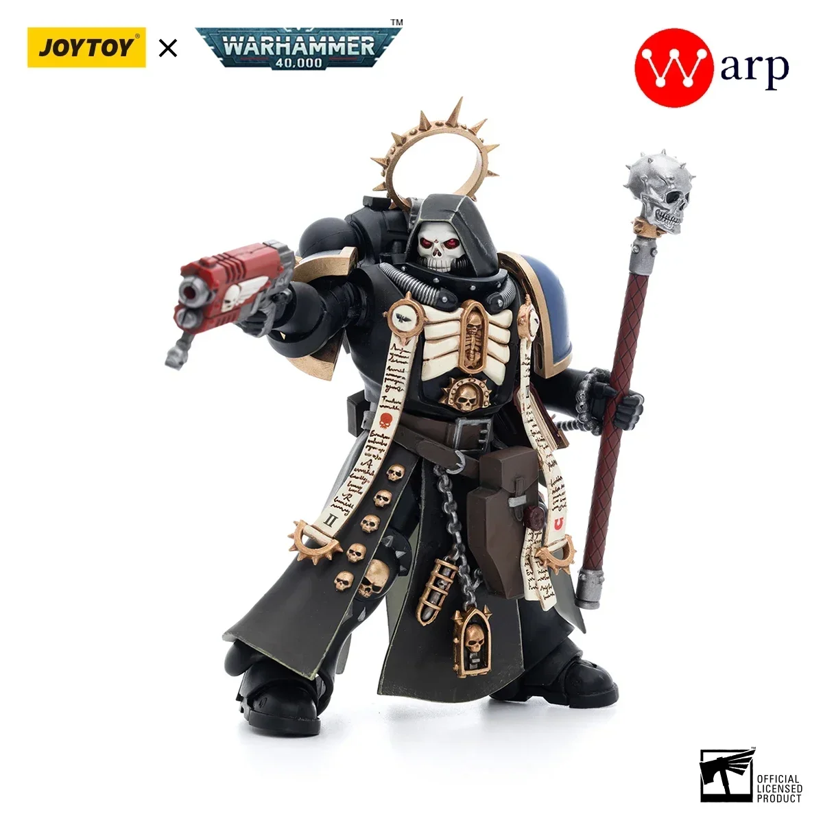 

JOYTOY Warhammer 40k 1/18 Action Figures Ultramarines Primaris Chaplain Brother Varus Anime Military Model Gift Room Dorm Decor