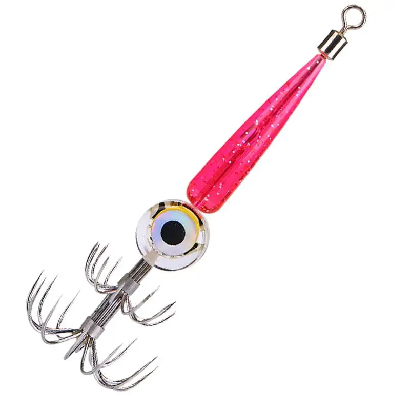 오징어 미끼 바닷물 LED 방수 낚시 수중 성 노출증 라이트 오징어 후크 오징어 지그 후크 키트 전자 오징어 루어 라이트