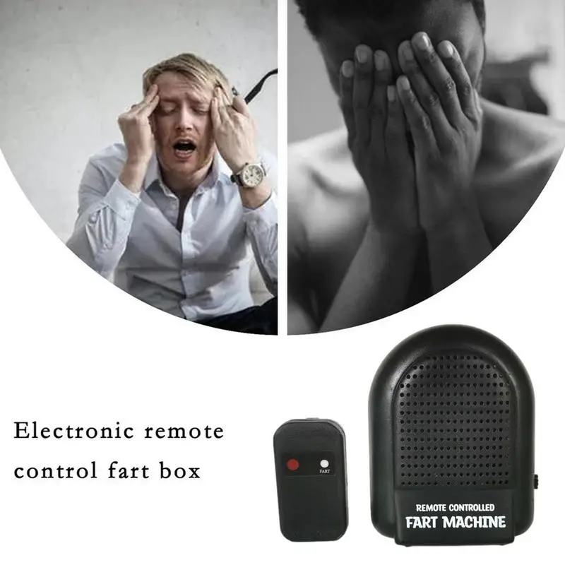 Remote Control Fart Machine Children Joke Prank Toy Novelties Fart Noise Maker Multi-Functional Funny Farting Toy Box Christmas