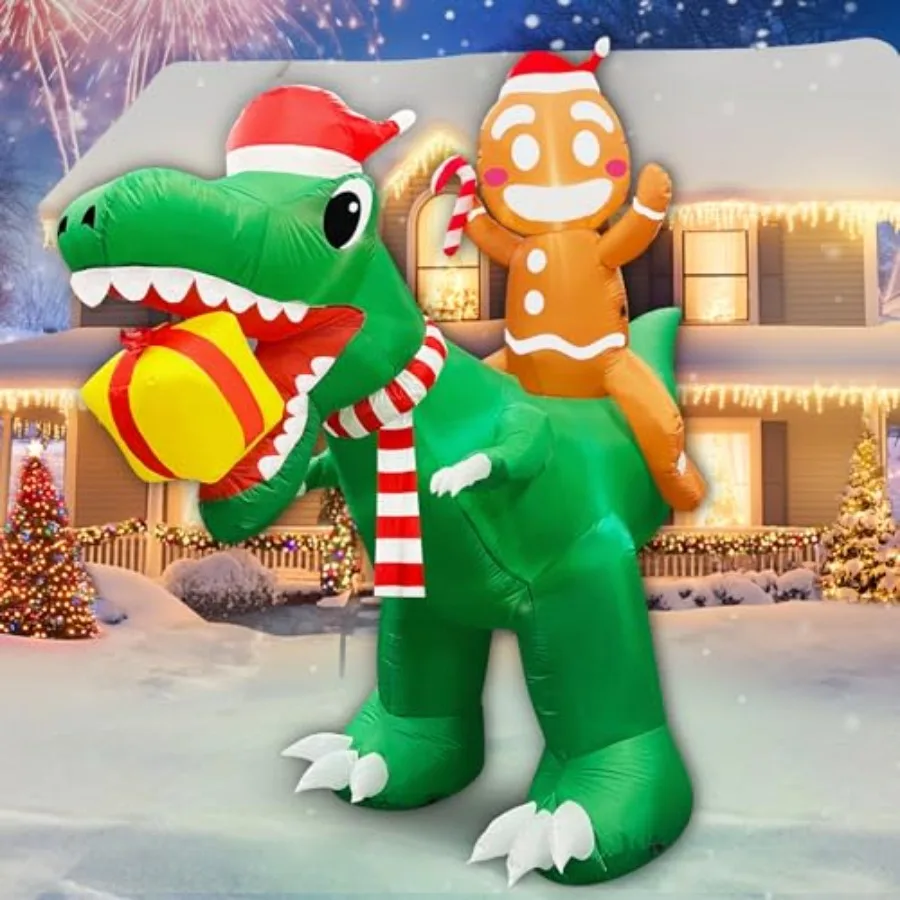 8 Ft Christmas Infl… - image