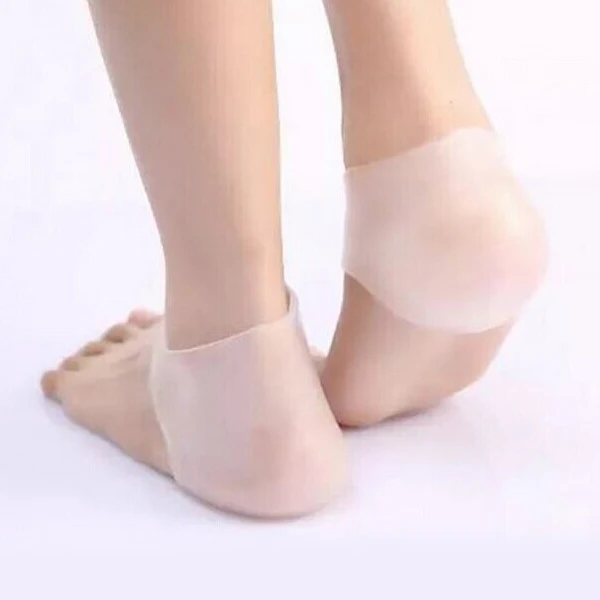 

Silicone heel pad Gel heel cushion Pain relief socks Foot crack pad