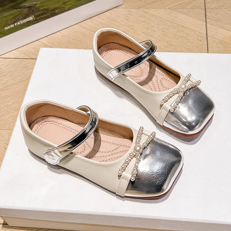 

Новые модные детские туфли Мэри Джейн с бантом, классические, размеры 26-36, весна-осень 2026, кожаные туфли для девочек-принцесс