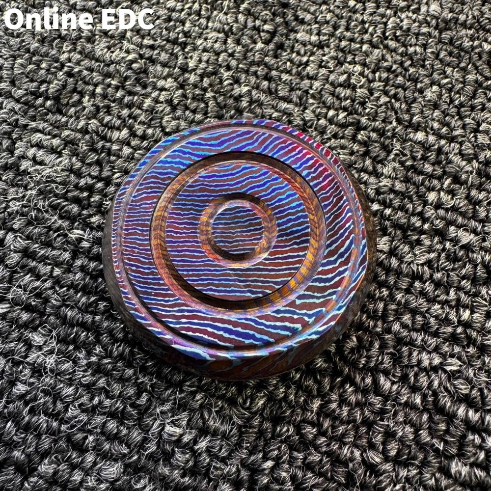 

Pre-owned TJR EDC Apostle PPB Haptic Coin Fidget Toys For Adults Stress Relief Toy Handling Feel Haptic Coin