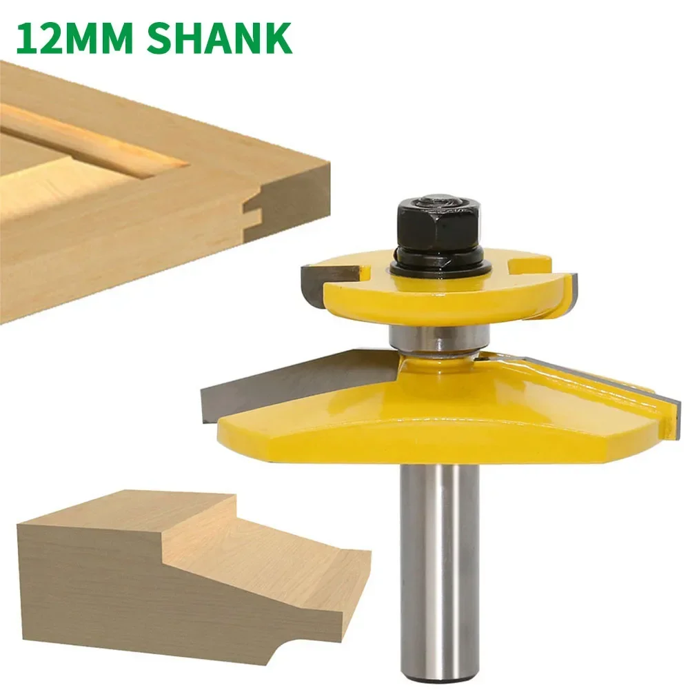 1PC 12MM Shank Milling Cutter Wood Carving Raised Panel Router Bit - Ogee Door -3