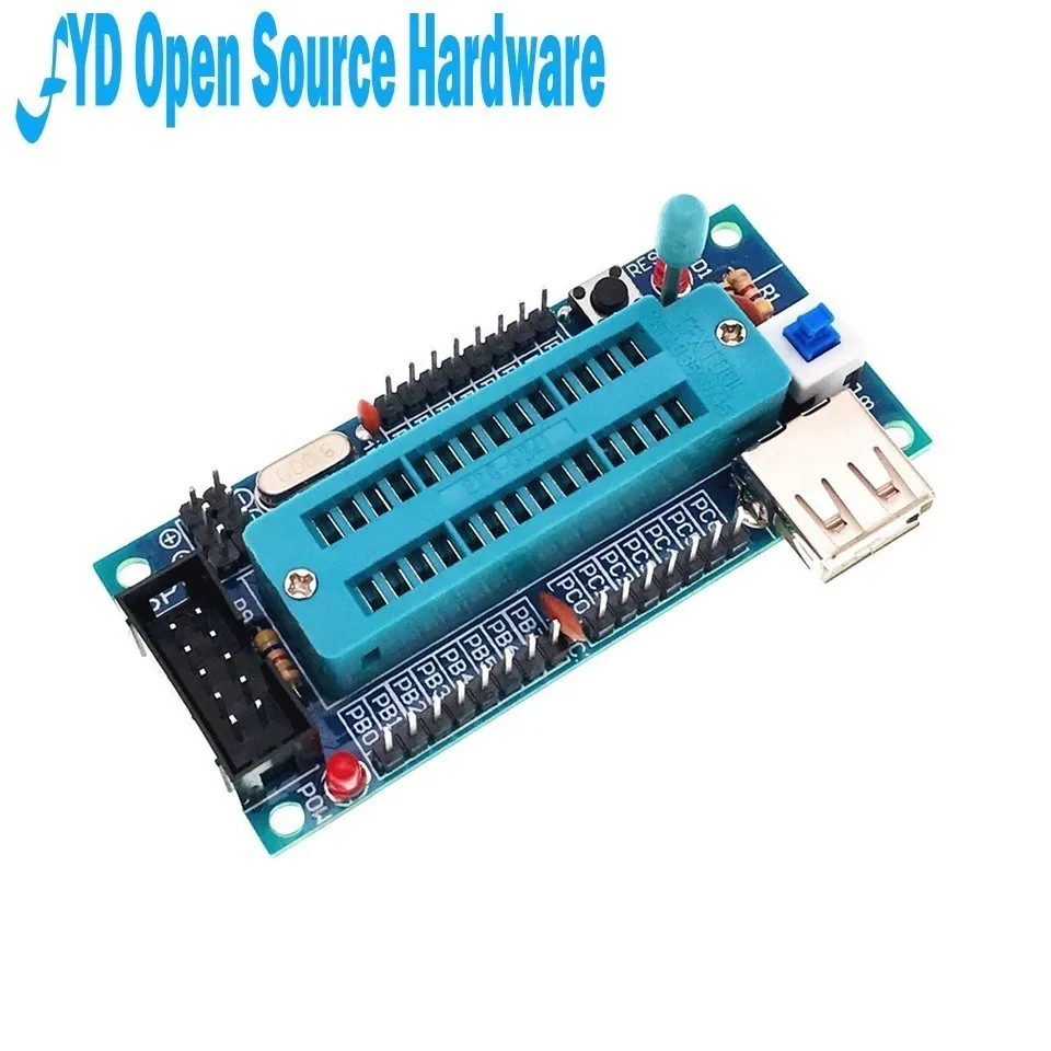 ATmega8 ATmega48 ATMEGA88 Development Board AVR (NO Chip) New Diy Electronic Module Diy Kit Pcb Board USB Interface