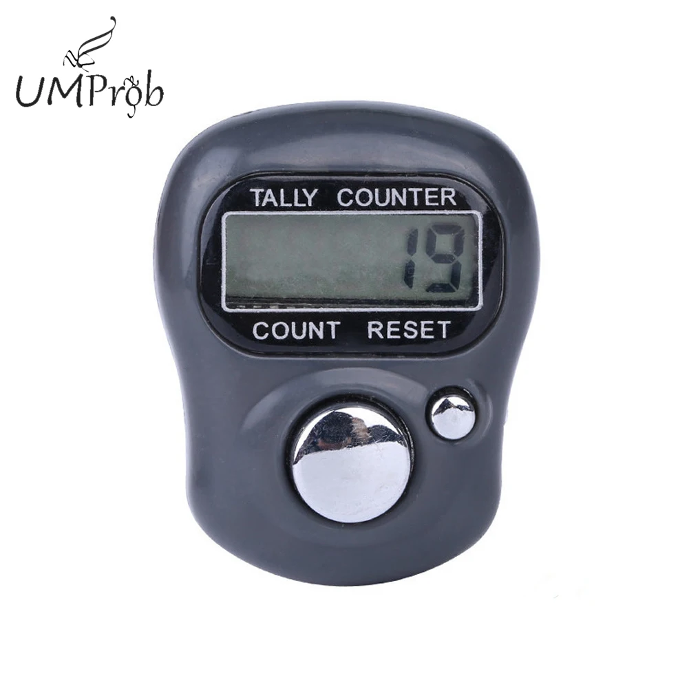 Mini Stitch Marker and Row Finger Counter LCD Electronic Digital Tally Counter For Sewing Knitting Weave Tool