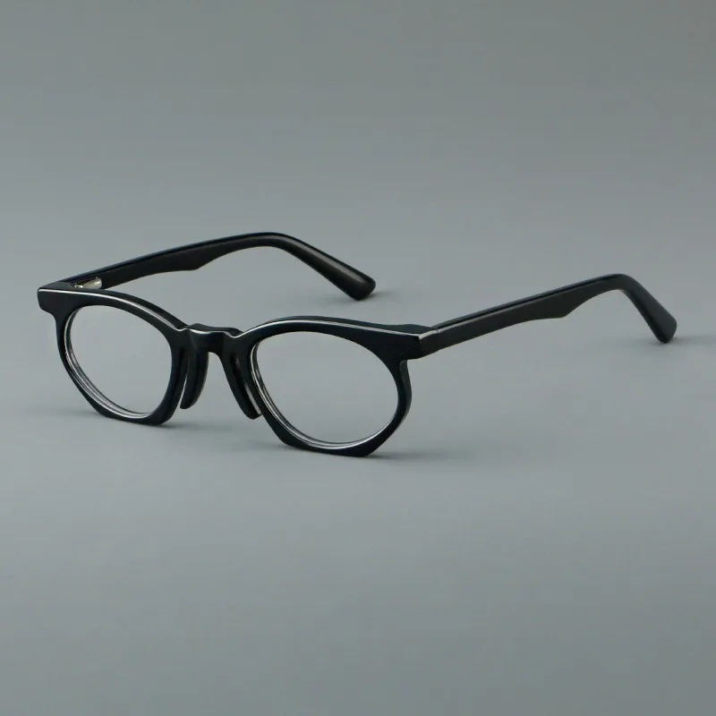 

Acetate Frames for Prescription Glasses Men Women Fashion Good Quality Square Eyeglasses Japan Style Glass Frame for Man