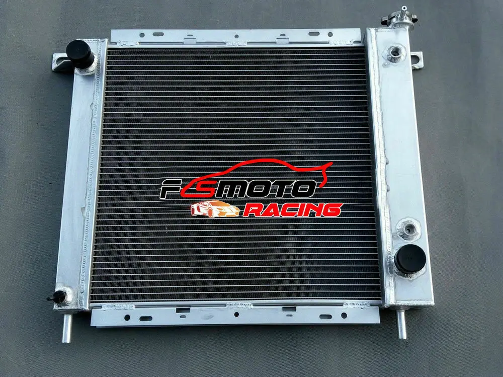 Radiador totalmente de aluminio de 2 filas para Ford Ranger 1985-1994 / MAZDA B2300 1994 AT 1985 1986 1987 1988 1989 1990 1991 1992 1993 1994