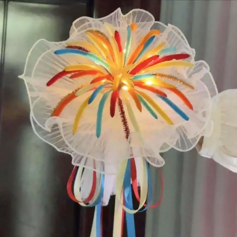 

Romantic Twist Stick Bouquets Material Kit Unfinished Creative LED Glow Bouquets Colorful Bendable Stems New Year Bouquets