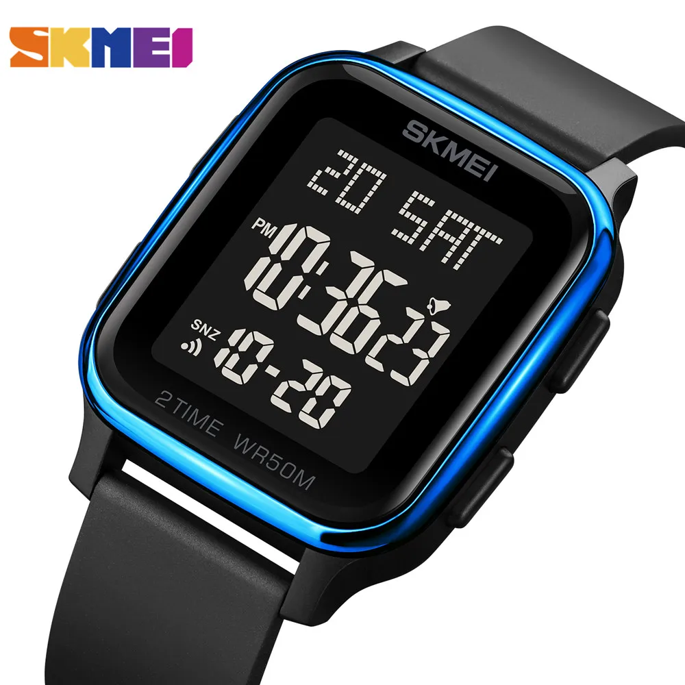 

SKMEI Outdoor Countdown Sports Digital Watches For Men Women 5Bar Waterproof Calendar Electronic Wristwatches Clock Reloj Hombre