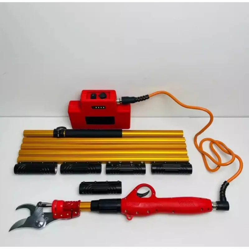 New Style Lithium High Branch Shears Extended Pruning Shears, Opening 4 Cm Electric Fruit Tree Thick Branch Shears