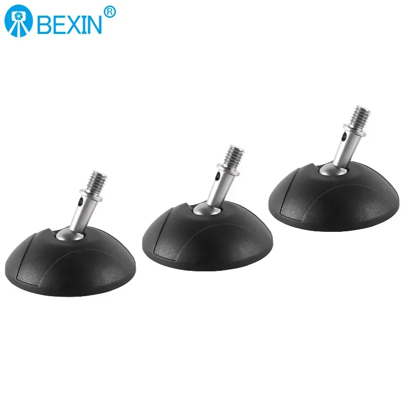 BEXIN treppiede universale piedini in gomma monopiede Pad 3/8 pollici porta a vite accessorio fotografico per fotocamera treppiede monopiede