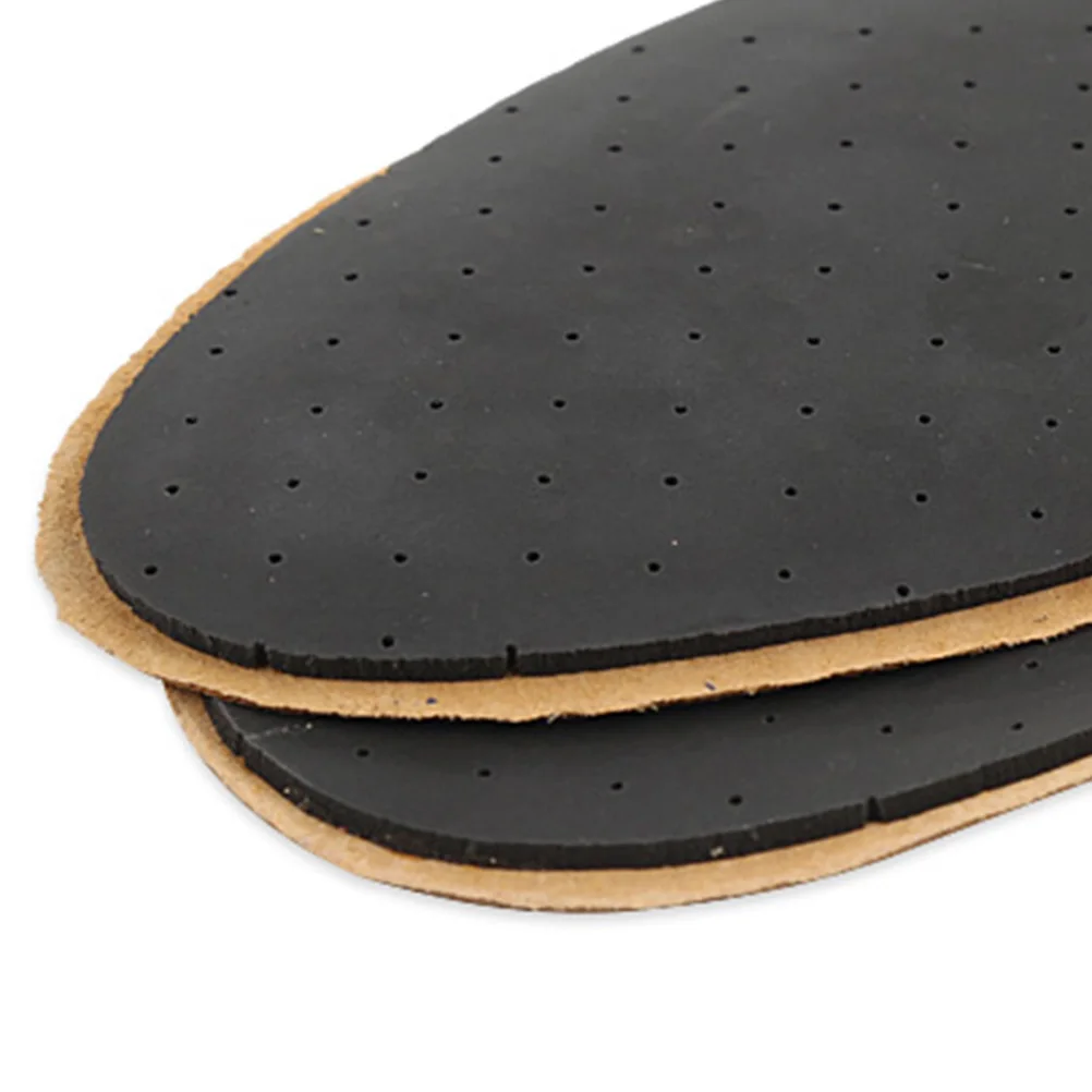 

1Pair Summer Breathable Sports Insoles Pigskin Replacement Inner Soles Cushion Absorption Insoles Foot Support Pad