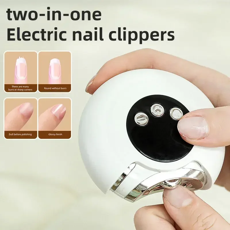 Electric Nail Sharpener Portable Home Automatic Nail Sander Multi-Functional Nail Clippers For Adults Children And Babies