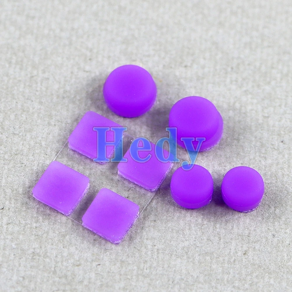 2sets Neue Obere und Untere Schraube Gummi Füße Abdeckung Für 3DSLL/3DS XL Schraube Staub Stecker Abdeckung gummi Stecker
