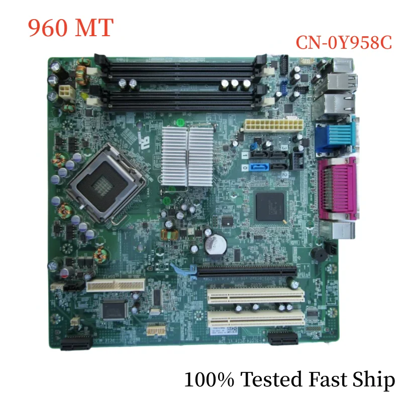 

CN-0Y958C для материнской платы Dell Optiplex 960 MT 0Y958C Y958C 0P924J P924J материнская плата 100% протестирована Быстрая доставка