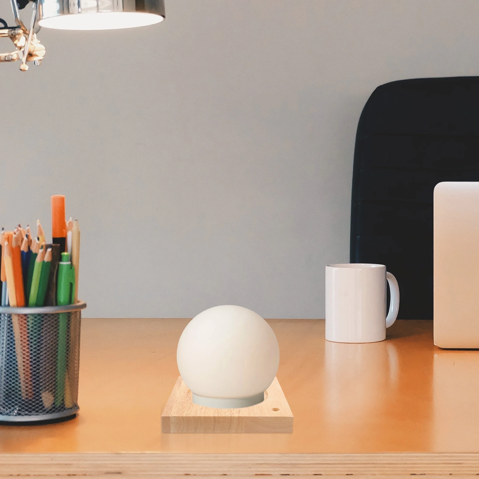 

1PCS Aromatherapy Base Square Wooden Home Bedroom Table Lamp Base Room Decoration Small Night Lamp