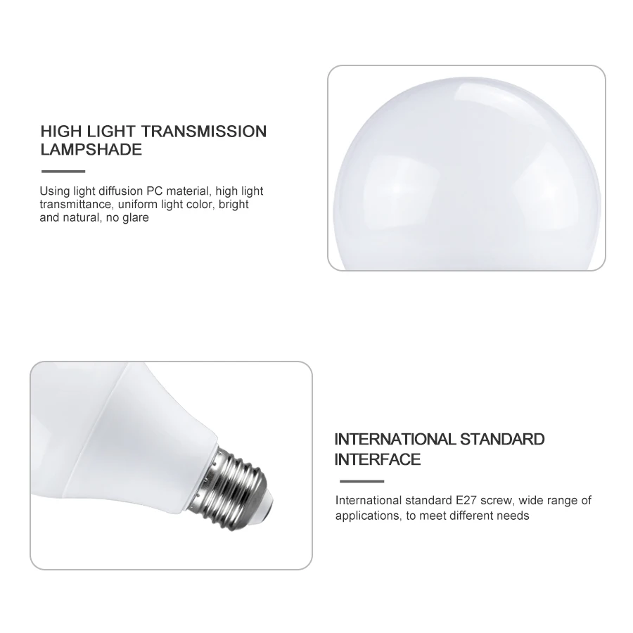 E27 Radar Sensor LED Light Bulb 10W 15W 20W 25W Motion Detection Lamp Working in Night Darkness Lampada Auto ON/OFF AC 85-265V