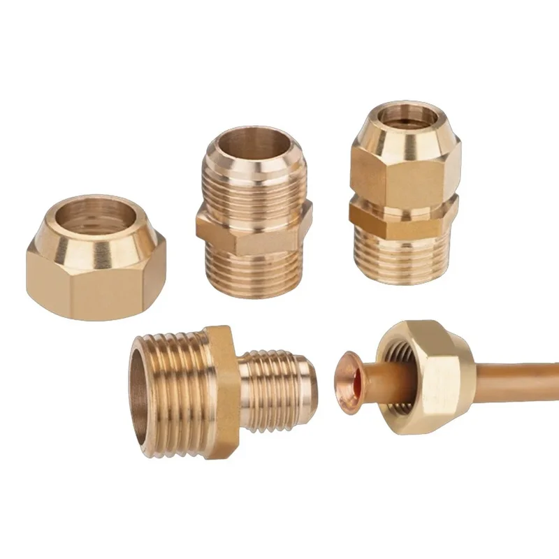Copper Flaring Directly Connector 1/8