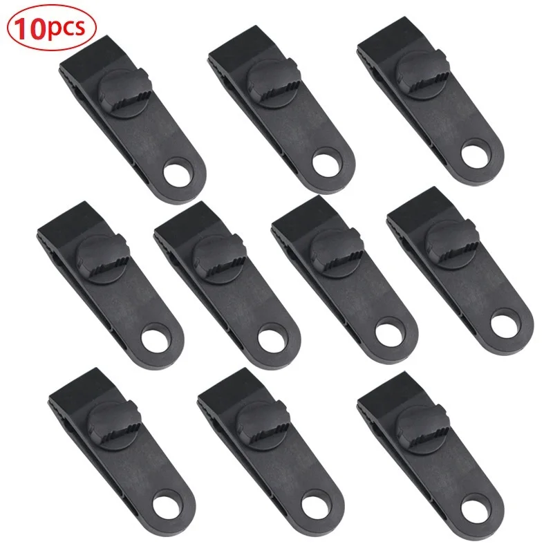 10PCS Heavy Duty Lock Grip Tarp Clips Tent Clamps for Awnings Camping Car Swimming Pool Covers ZPPJ04