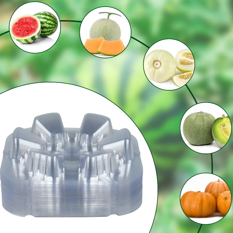 plastic watermelon stand fruit stand support basket frame vegetables plant tray rack melon squash pumpkin protective holde