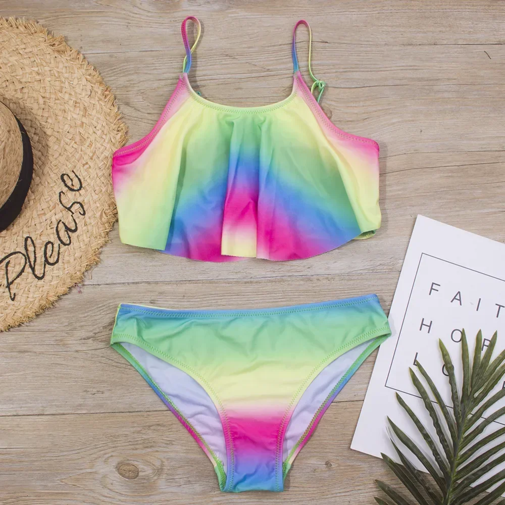 2024 nowych dziewczyn handlu zagranicznego wzburzyć strój kąpielowy Bikini Gradient wzór w cętki nowy 230 AliExpress