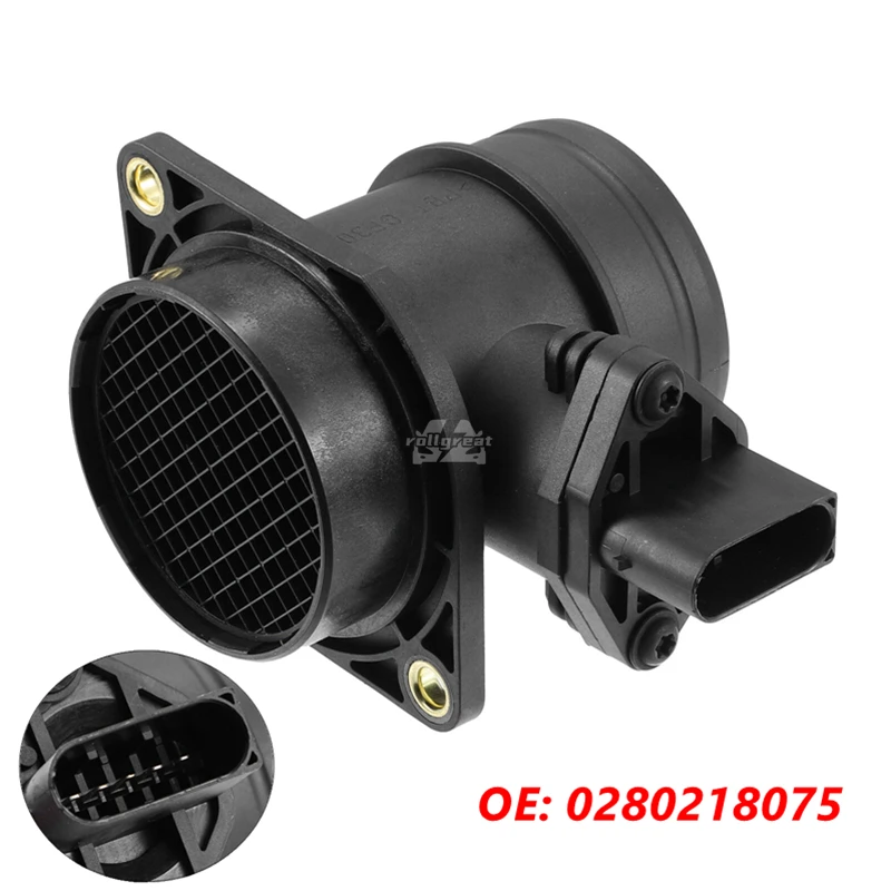 0280218075 Mass Air Flow Meter MAF Sensor For BMW E46 E81 E87 E90 E91 318Ci 318Ti 116i 316i 318i 7566986 8ET009149-041