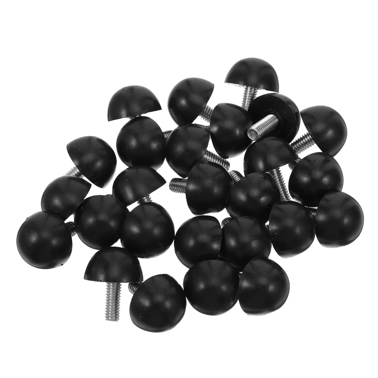 48 Pcs Desk Leg Adjustment Levelers Adjustable Cabinet Furniture Workbench Leveling Feet Rounded Height Adjuster