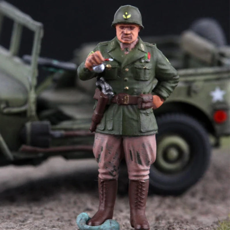 

1/72 Scale America General Soldier Simulation Resin Model Collcetion Display Suitable For Tank Helicopter Scenes