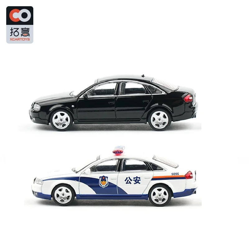 Xcartoys 1:64 Ao-di A6 (C5) Black/White Alloy Simulation Model Car